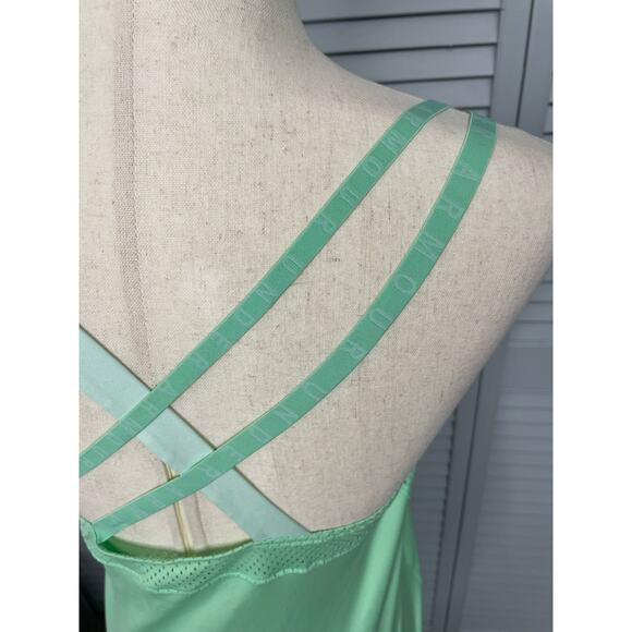 Under Armour heatgear loose criss cross athletic tank light green women's small - Picture 5 of 9
